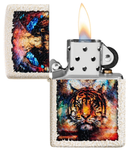 49579 Colorful Bengal Tiger Windproof Lighter