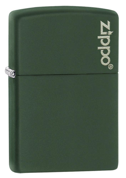 221ZL Green Matte Zippo Logo Windproof Lighter