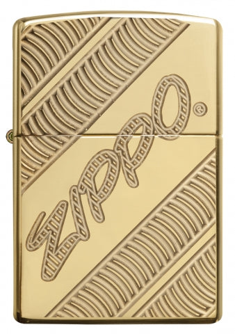 29625 Tread Plate (Armor) Windproof Lighter
