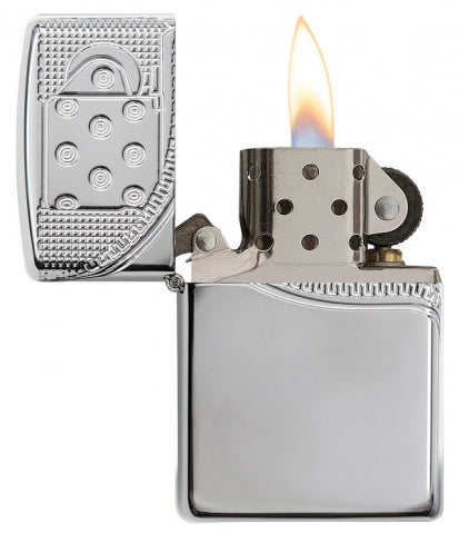 29674 Zipper Structure Design (Armor) Windproof Lighter