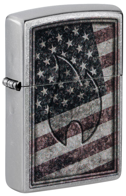 48180 American Flame Flag Windproof Lighter