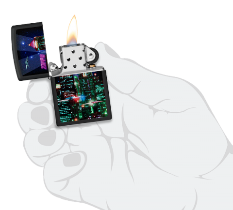 48506 Cyberpunk City Windproof Lighter