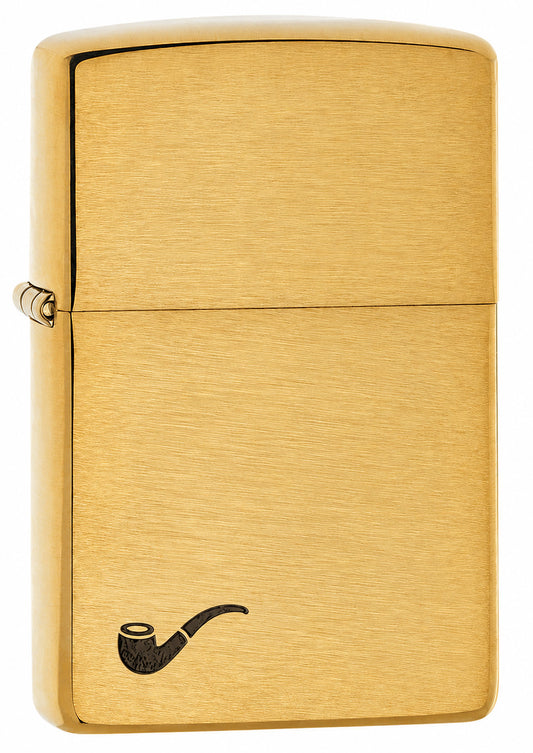204B Brushed Brass Windproof Lighter