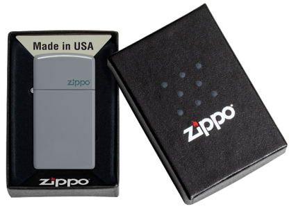 49527ZL Slim® Cement Zippo Logo Windproof Lighter