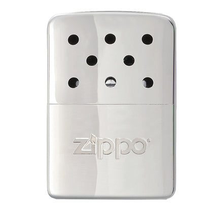 40451 Zippo 6-Hour Refillable Hand Warmer – Silver (Limited-Time 355 ml Fuel Gift)