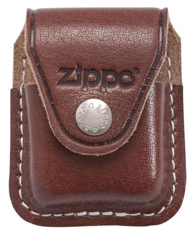 LPCB Zippo Leather Lighter Pouch with Belt Clip – Brown