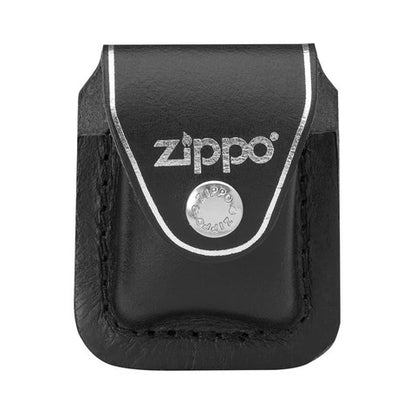 LPCBK Zippo Leather Lighter Pouch with Belt Clip – Black