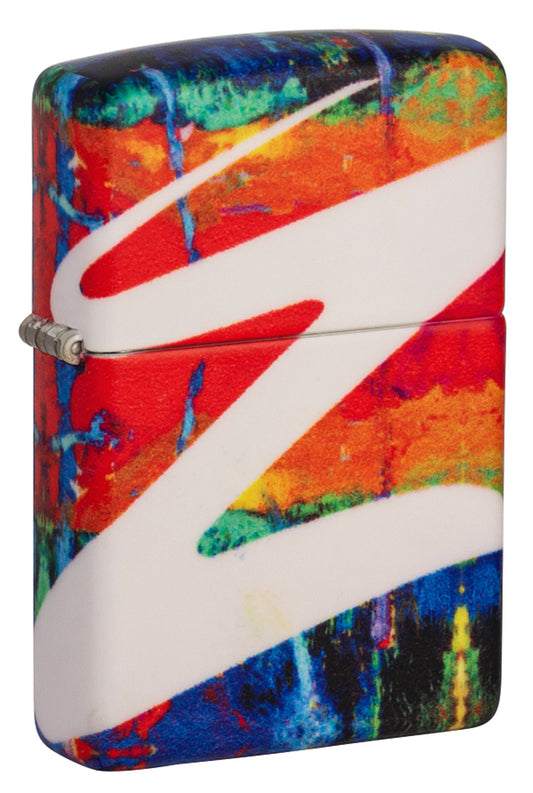 49682 Wraparound Watercolor Windproof Lighter