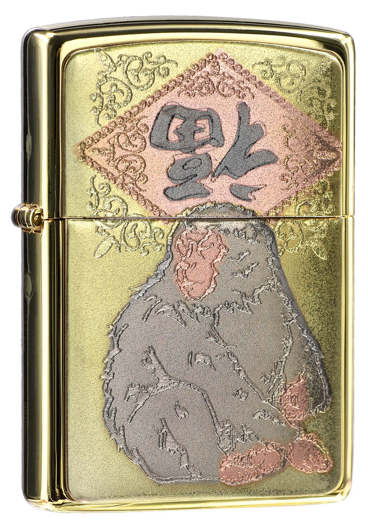 ZA-2-1A Lucky Monkey Windproof Lighter