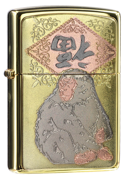 ZA-2-1A Lucky Monkey Windproof Lighter