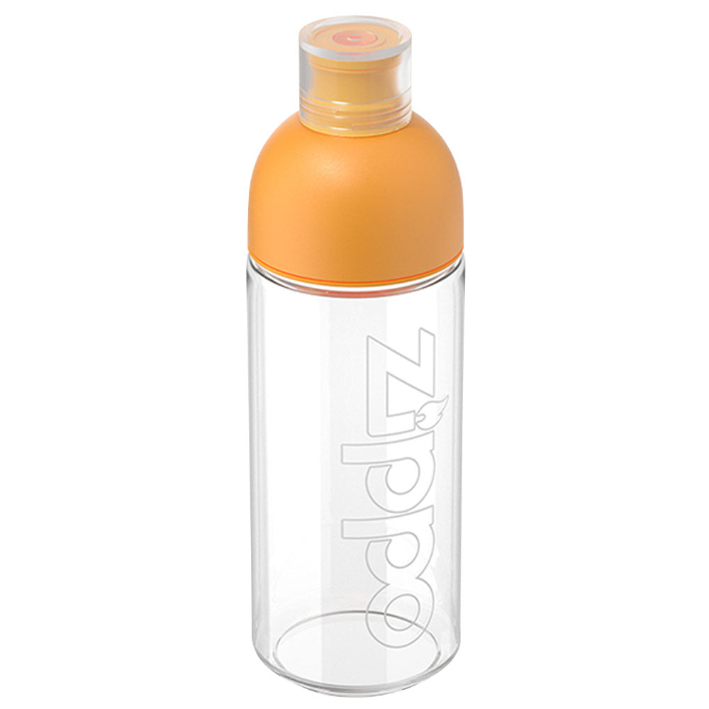 ZWB-EL-012420 Glass Water Bottle – Vibrant Orange, 420 ml
