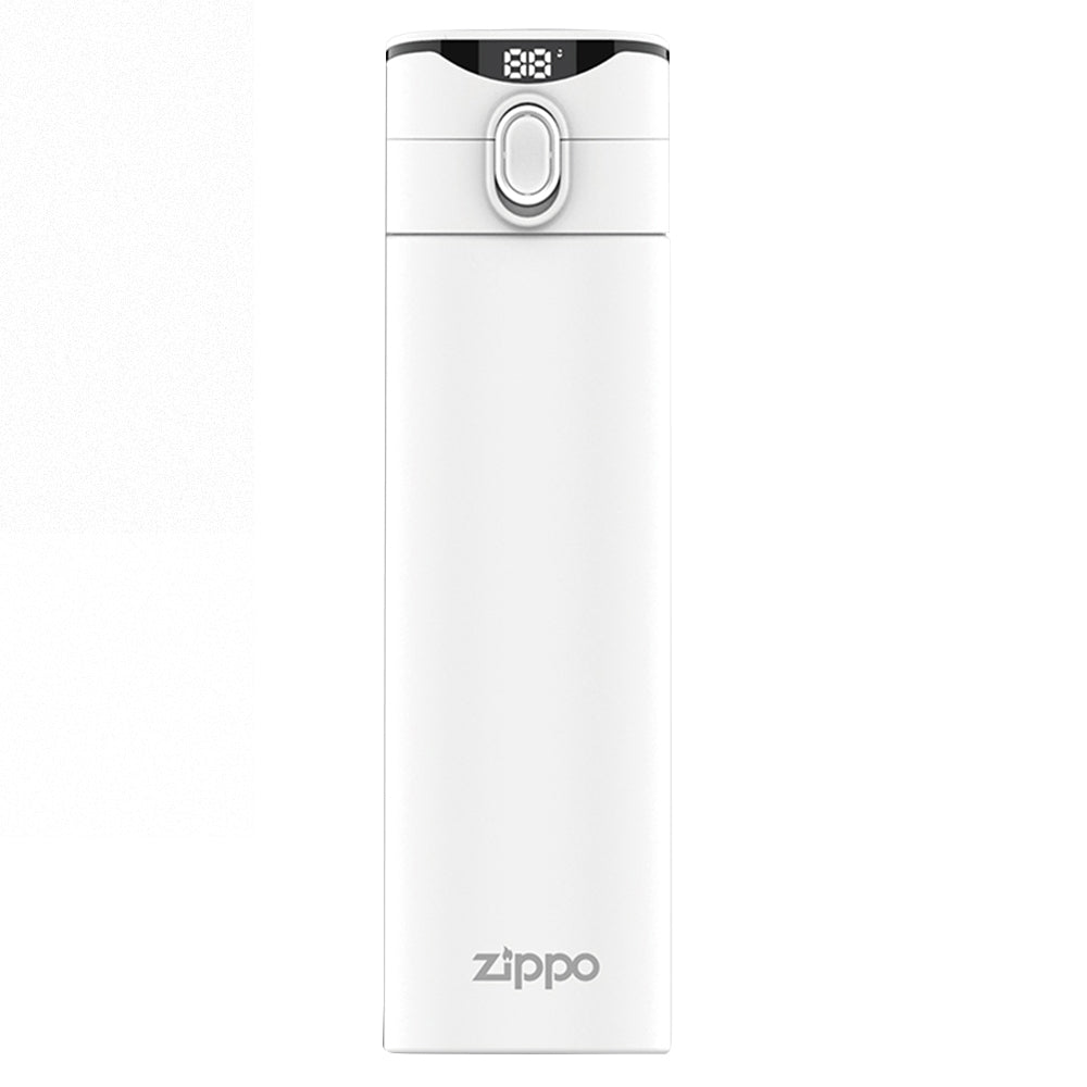 ZWB-CITY-018450 City Series Smart Flip-Top Insulated Bottle – Cloud White, 450 ml
