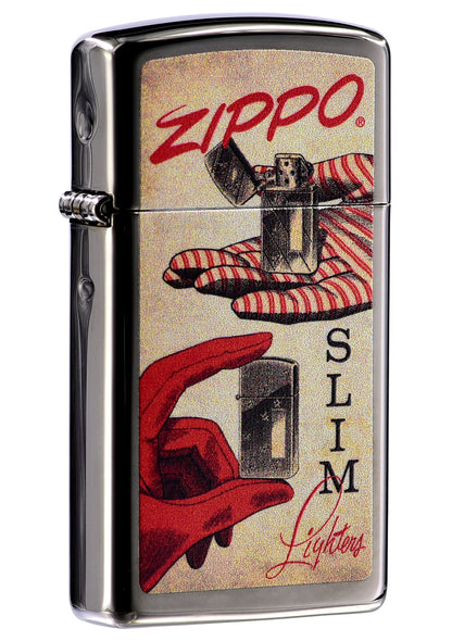 48396 Slim® Vintage Poster Windproof Lighter