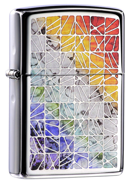 48412 Rainbow Mosaic Windproof Lighter