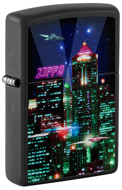 48506 Cyberpunk City Windproof Lighter
