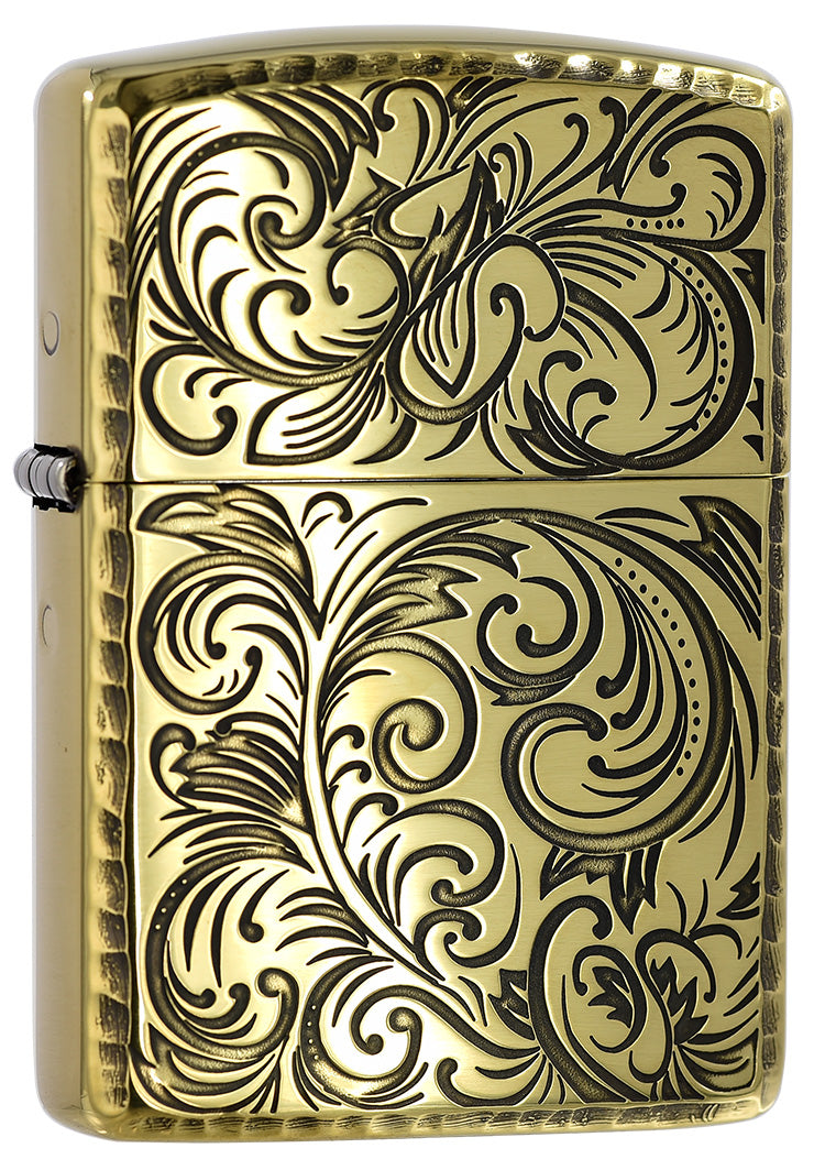 ZA-3-24A Armor® Regal Arabesque Windproof Lighter – Gold