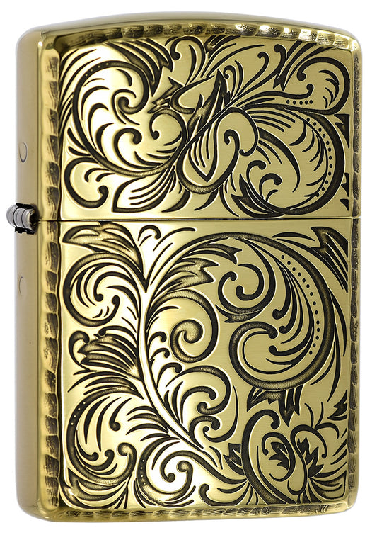 ZA-3-24A Armor® Regal Arabesque Windproof Lighter – Gold