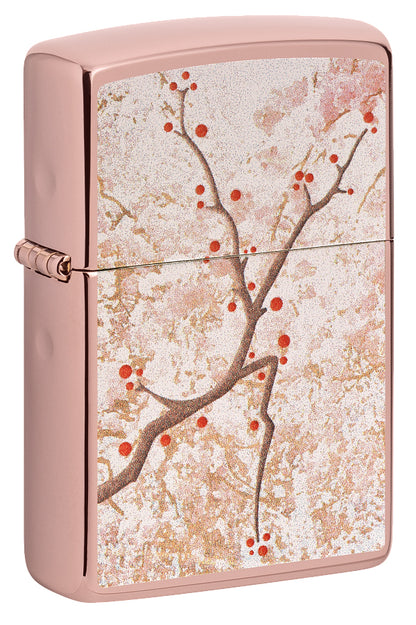 49486 Falling Cherry Blossoms Windproof Lighter
