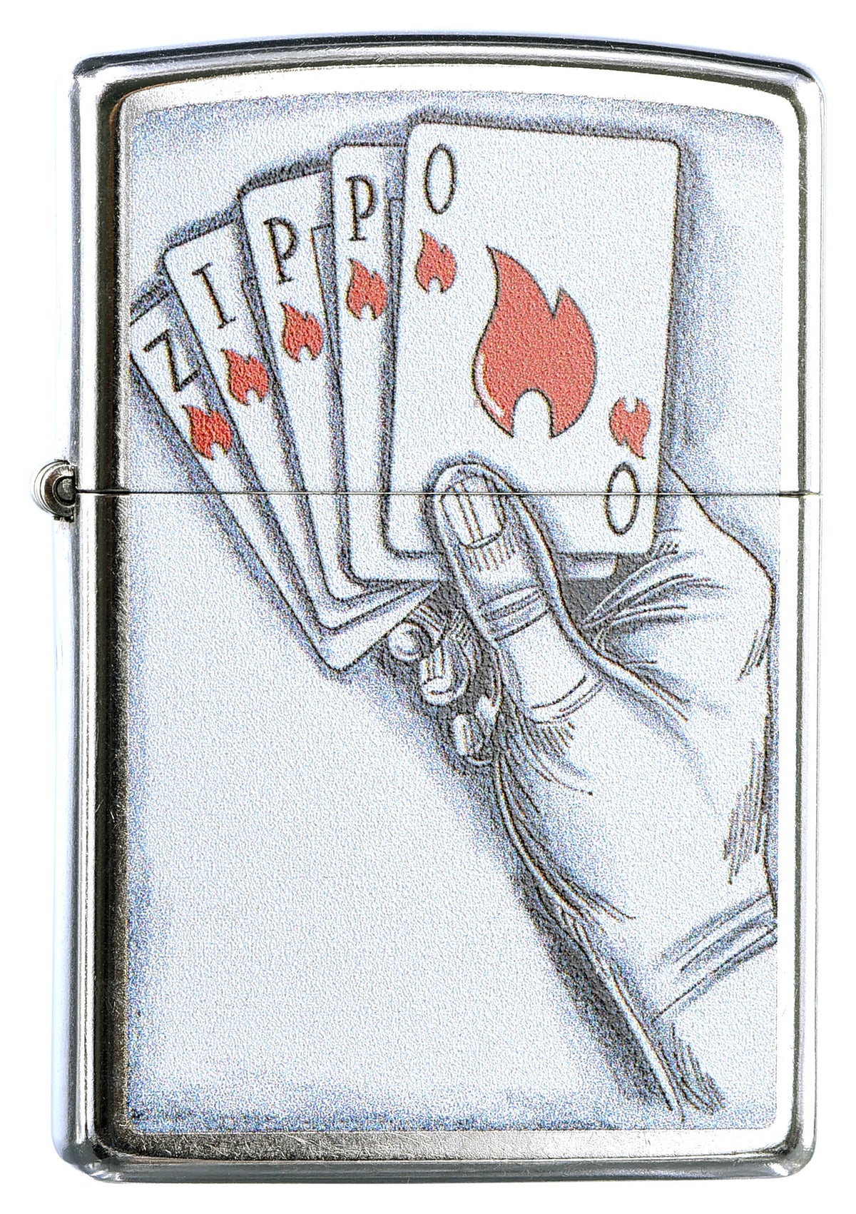 CI000383 Winning Hand Windproof Lighter