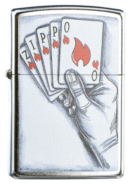 CI000383 Winning Hand Windproof Lighter