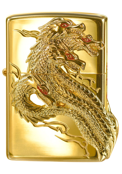 ZA-5-162A Yamata no Orochi Windproof Lighter – Gold