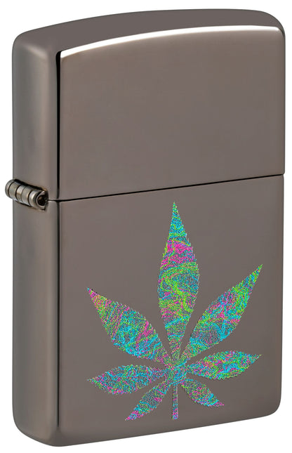 48578 Colorful Cannabis Leaf Windproof Lighter
