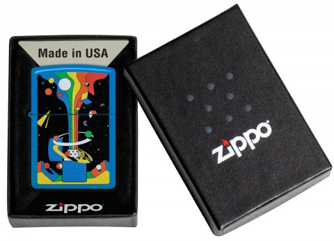 46155 Geometric Universe Windproof Lighter