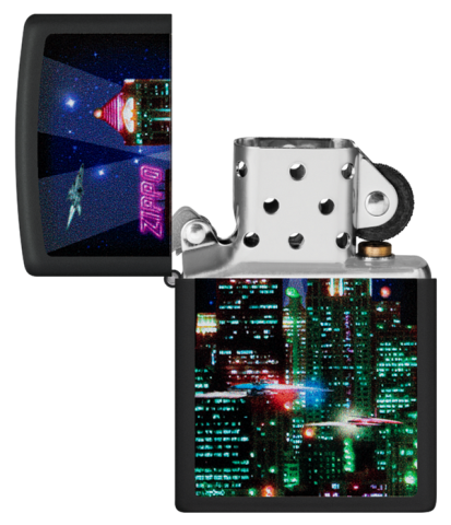 48506 Cyberpunk City Windproof Lighter