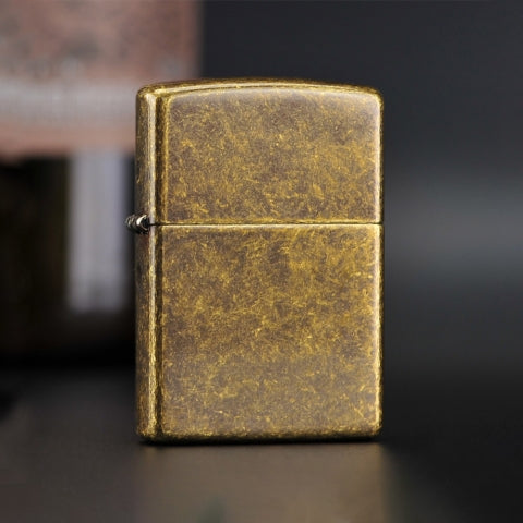 201FB Antique Brass Windproof Lighter