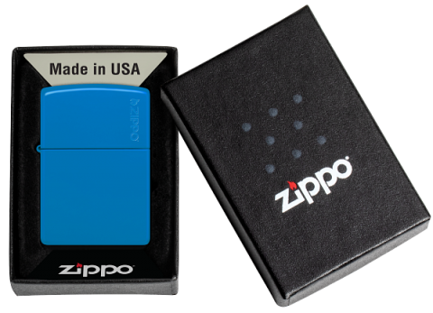 48628ZL Sky Blue Glossy Paint Windproof Lighter