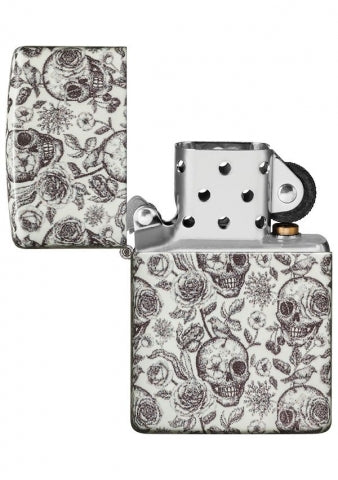 49458 Skull Shadow Windproof Lighter