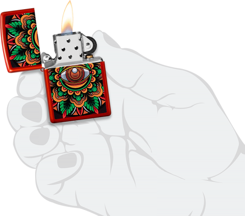 48678 Counterculture Eye Windproof Lighter