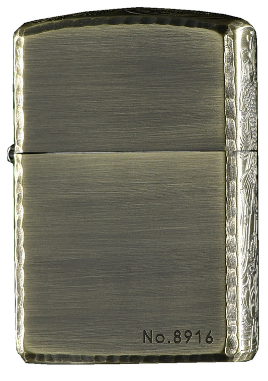 ZA-4-8A Carp Swimming (Brushed Copper) Windproof Lighter