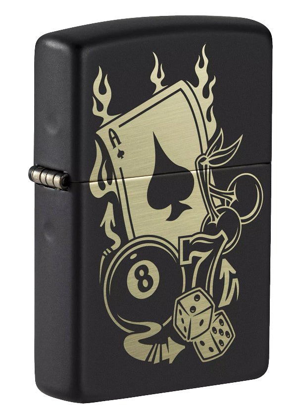 49257 Casino Design Windproof Lighter