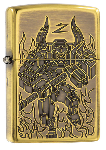 ZA-2-153 Chinese Zodiac Ox Windproof Lighter