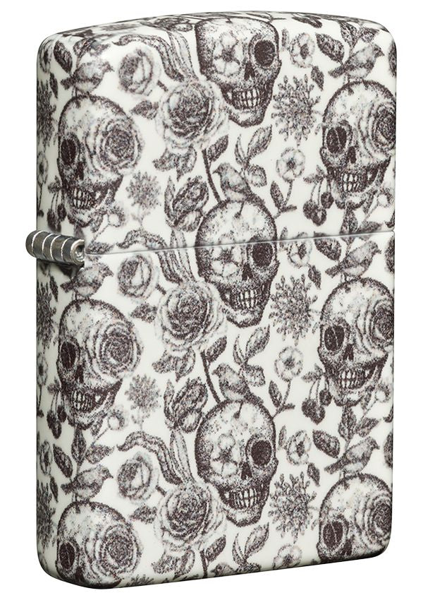 49458 Skull Shadow Windproof Lighter