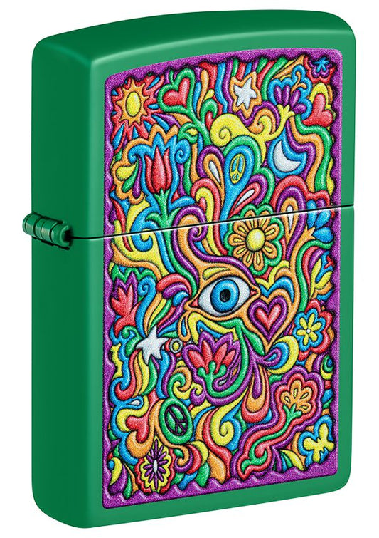 48957 Abstract Psychedelic Windproof Lighter