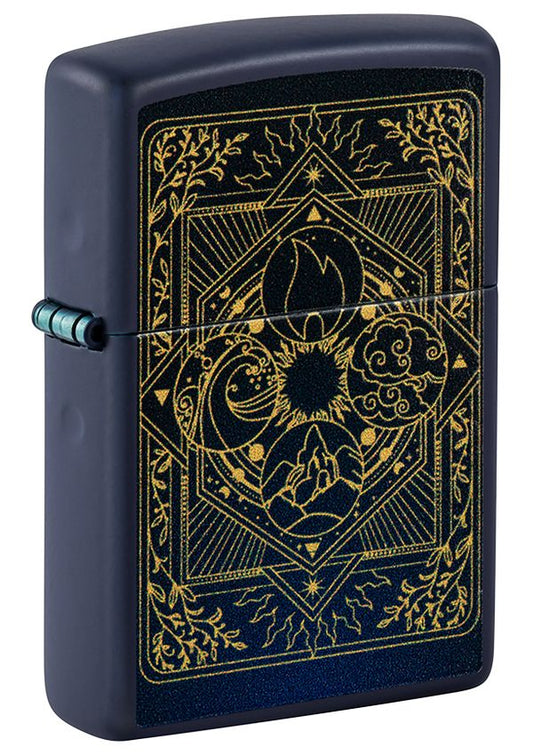 48958 Temple Motif Windproof Lighter
