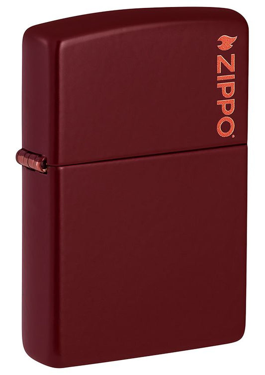 46021ZL Merlot Zippo Logo Windproof Lighter