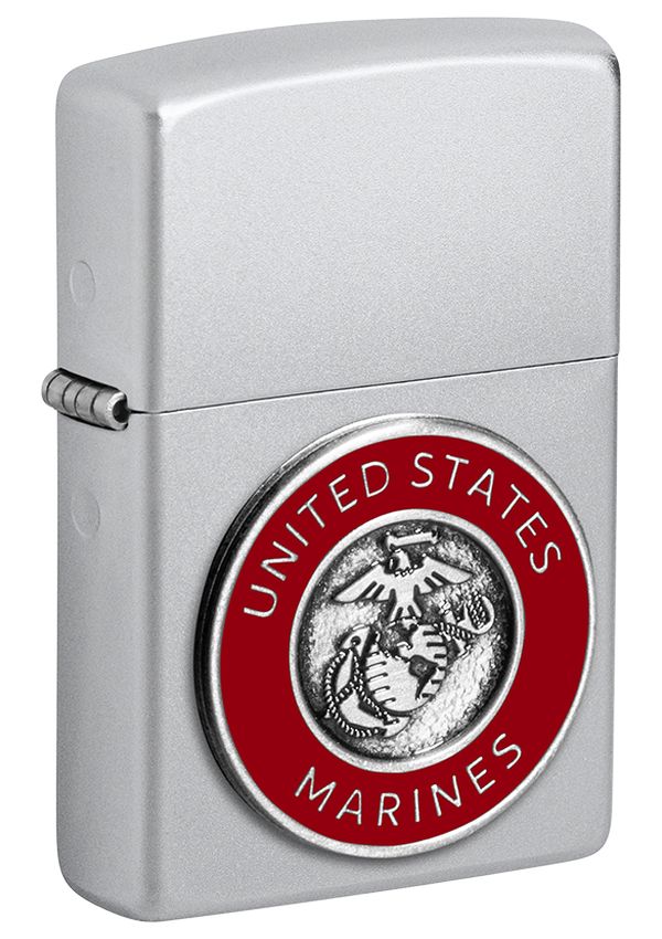 48974 U.S. Marine Corps Crest Emblem Windproof Lighter