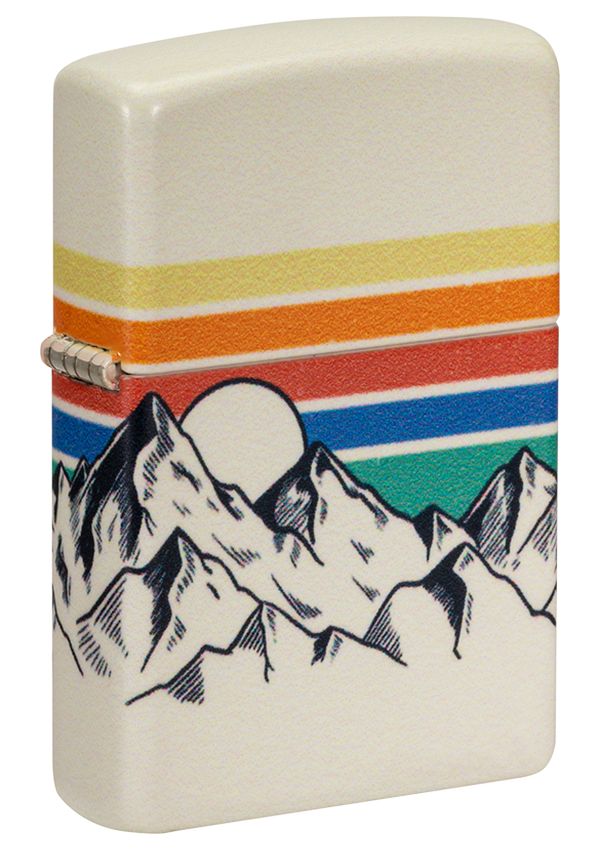 48573 Mountain Sunset Windproof Lighter