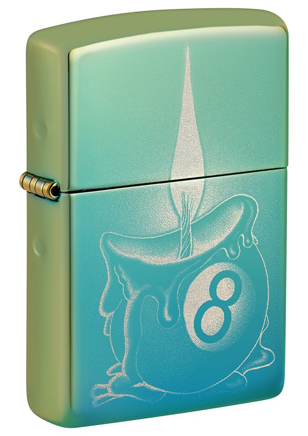 48615 Candlelit Eight Ball Windproof Lighter