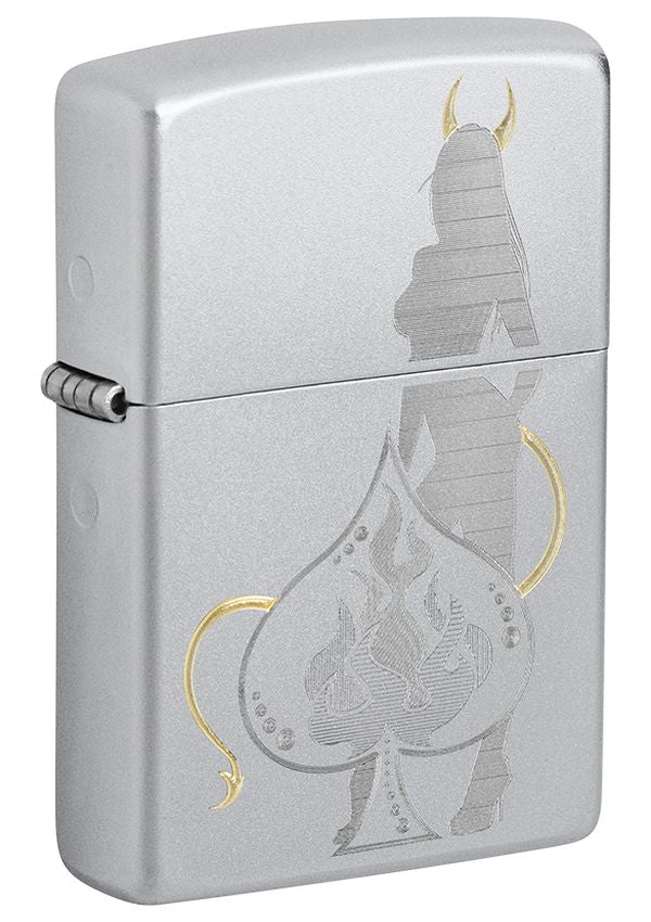 48658 Spade Demon Windproof Lighter