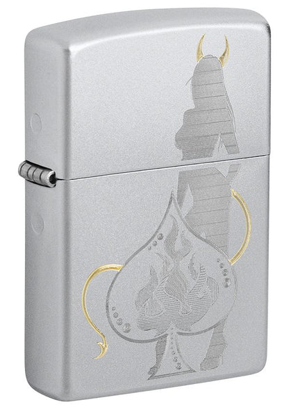 48658 Spade Demon Windproof Lighter