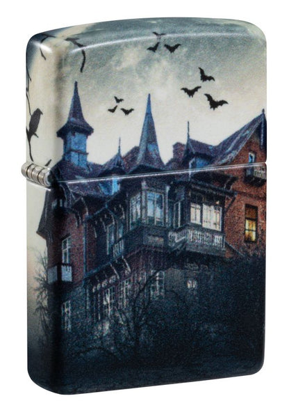 48922 House of Horrors Windproof Lighter (Includes Blue-Light Keychain, Assorted Color)