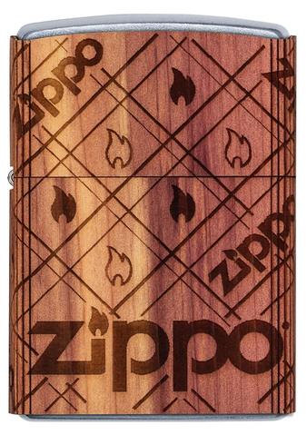 49331 #WOODCHUCK USA Zippo Cedar Wrap