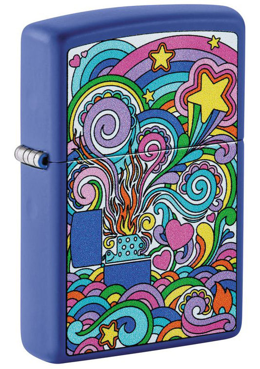 48955 Abstract Rhythm Windproof Lighter