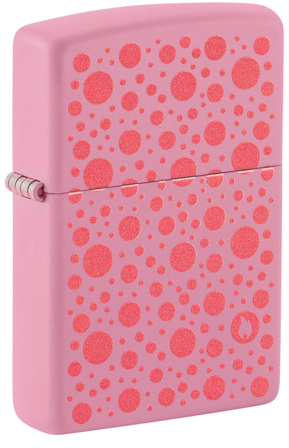 46170 Pink Spots Windproof Lighter