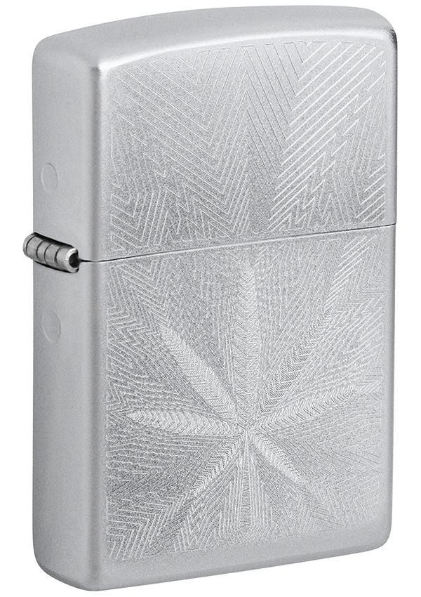 46256 Ornamental Cannabis Leaf Windproof Lighter