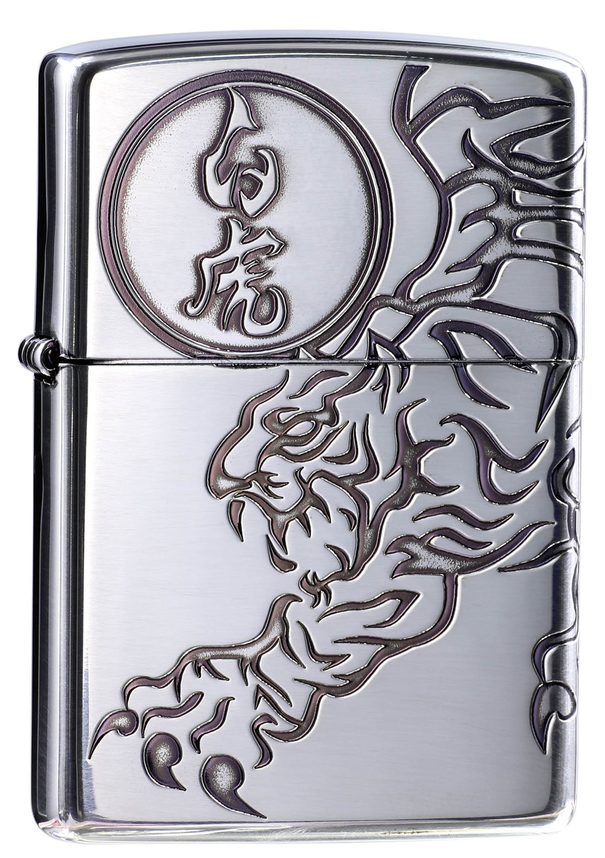 ZA-3-25C **白虎銀防風打火機